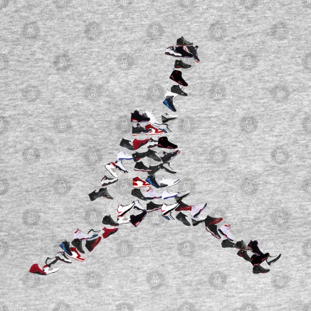 Sneakers Collage 23 - Pixelated ! by Buff Geeks Art